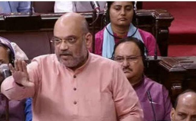 एनआरसी मामला: राज्यसभा में अमित शाह को बात पूरी करने का अवसर, विपक्षी सांसदों का हंगामा