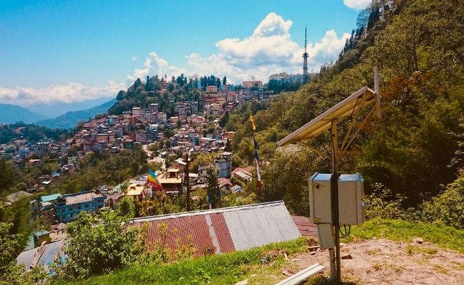 सिक्किम में लगायी गयी आइओटी आधारित भूस्खलन चेतावनी प्रणाली