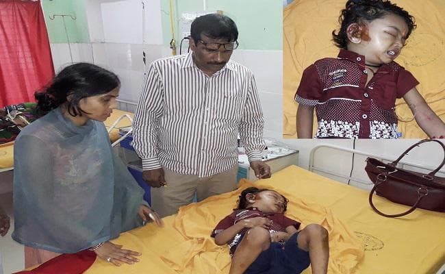 बोरवेल से सुरक्षित निकाली गयी सना के कान व चेहरे पर है स्वेलिंग, दायीं आंख भी ठीक से नहीं खुल रही