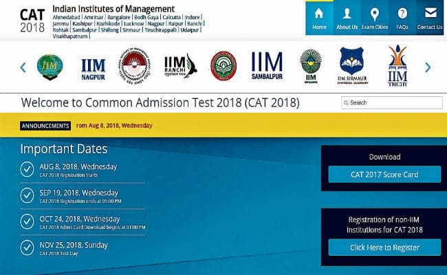 पटना : आठ अगस्त से शुरू होगी कैट 2018 की प्रक्रिया, आईआईएम कोलकाता ने जारी किया शेड्यूल