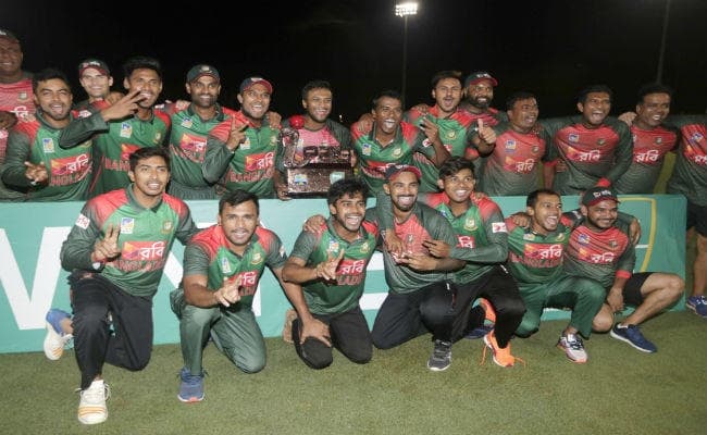 वेस्टइंडीज को 19 रन से हराकर बांग्लादेश ने शृंखला जीती