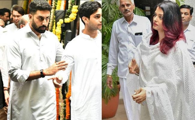 PHOTOS: दिल्‍ली में हुआ अमिताभ बच्‍चन के समधी का अंतिम संस्‍कार, ऐश्‍वर्या सहित पहुंचे ये सेलेब्‍स