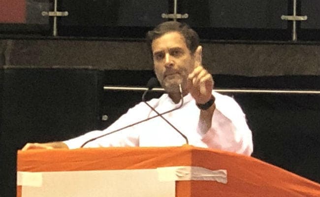 बोले राहुल गांधी- जितना अत्याचार चार सालों में महिलाओं के साथ हुआ, 70 सालों में नहीं हुआ