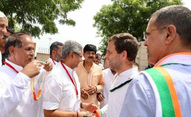 VIDEO: जयपुर पहुंचे राहुल गांधी, स्वागत करने पहुंचे सैकड़ों कार्यकर्ता, रोड शो जारी