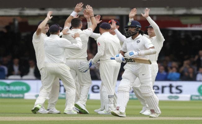 INDvsENG : ब्रॉड-एंडरसन के तूफान में उड़ा भारत, पारी और 159 रन से हारा लॉर्ड्स
