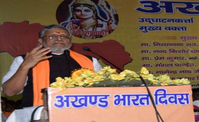 भारत विभाजन के असली गुनहगार कांग्रेस, मुस्लिम लीग और तत्कालीन ब्रिटिश सरकार : सुशील मोदी