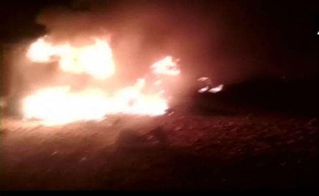 SCI के तेल टैंकर में धमाके के बाद लगी आग, दो लोगों की मौत