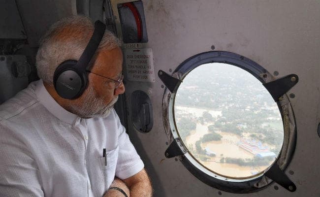 केरल जल प्रलय: पीएम मोदी ने 500 करोड़ रुपये की आर्थिक मदद की घोषणा की