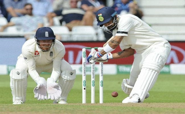 INDvsENG 3rd TEST Day 1 Stump : कोहली-रहाणे के अर्धशतक से भारत मजबूत स्थिति में