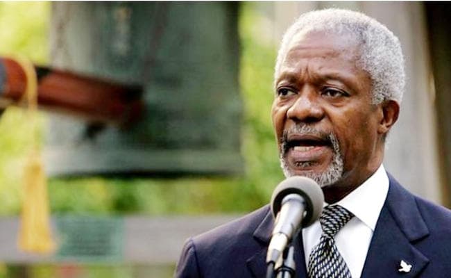 संयुक्त राष्ट्र के पहले अश्वेत महासचिव कोफी अन्नान का निधन