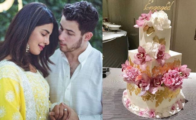 प्रियंका चोपड़ा-निक जोनास की सगाई के केक में 24 कैरेट सोना, जानें खासियत