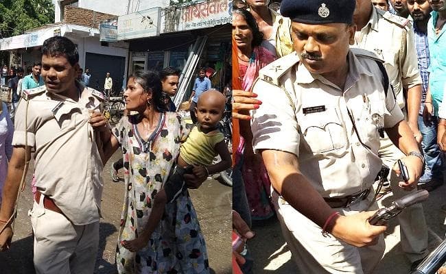 बिहार : हाजीपुर में दारोगा की सरेआम पिटाई, सर्विस पिस्तौल भी छीना