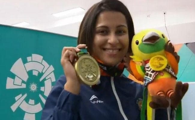 एशियाड: निशानेबाज हीना सिद्धू को कांस्य, मनु पांचवें स्थान पर