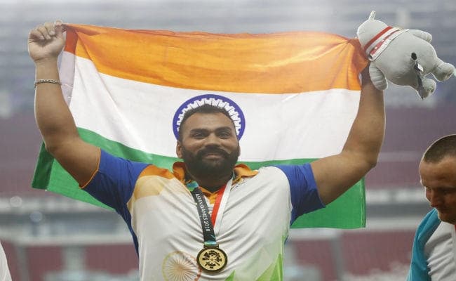 तेजिंदरपाल ने भारत के लिए जीता 7वां गोल्‍ड, गोला फेंक में बनाया रिकार्ड