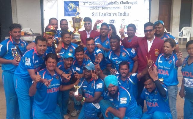 भारत ने दिव्यांगजन क्रिकेट सीरीज में श्रीलंका को 2-1 से हराया