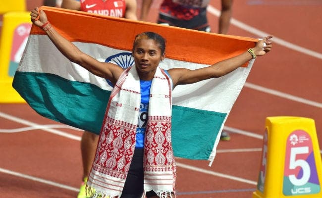 हिमा दास ने 400 मीटर दौड़ में राष्ट्रीय रिकार्ड के साथ रजत जीता, अनस की भी ''चांदी''