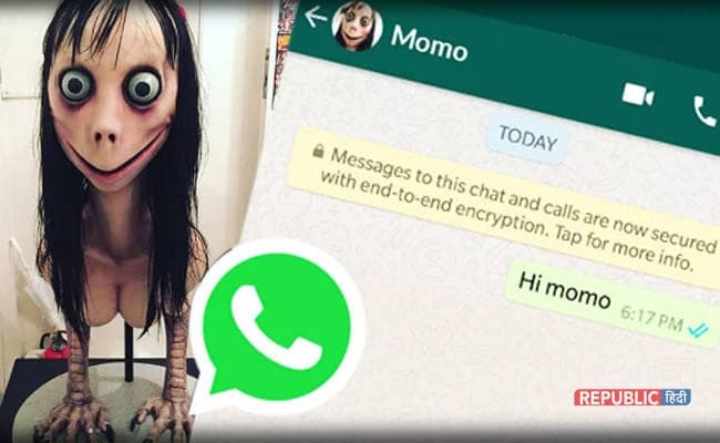 छात्रा के मोबाइल पर आया मोमो का मैसेज, परिवार आतंकित