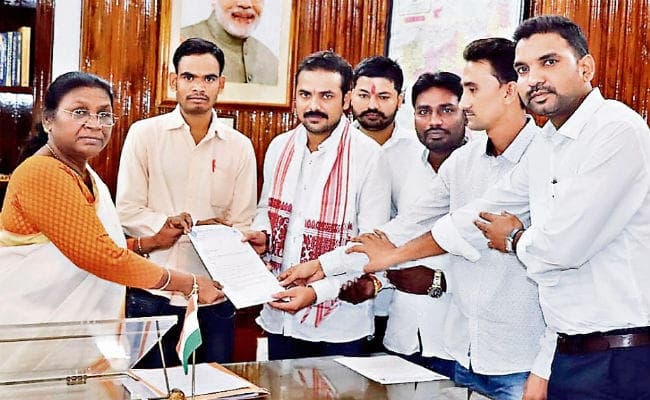 रांची : छात्रवृत्ति को लेकर अभाविप ने दिया धरना