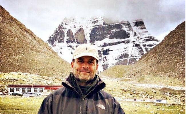 VIDEO: मानसरोवर से आयी राहुल गांधी की तस्वीरें, जींस पैंट और जैकेट में पहुंचे कैलाश