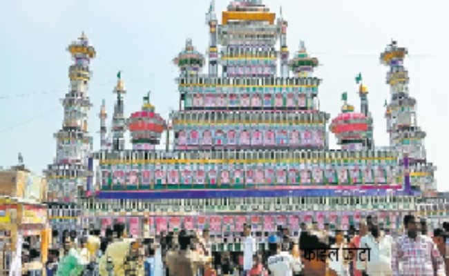 शिल्पांचल में मोहर्रम की तैयारियां शुरू, बन रहे कलात्मक ताजिये