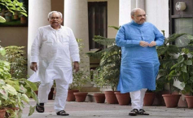 नीतीश कुमार ने अमित शाह से दिल्ली में की मुलाकात