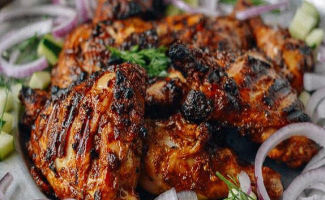 घर पर यूं बनाएं तंदूरी चिकन