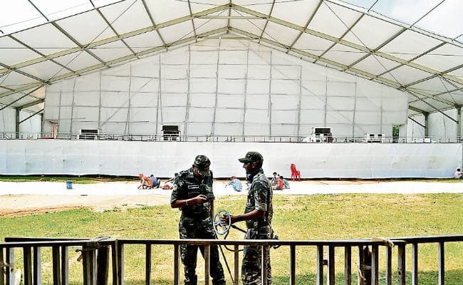 रांची : कार्यक्रम स्थल सज-धज कर तैयार, 2400 वर्गफीट के मंच से देशवासियों को आयुष्मान भारत का तोहफा देंगे प्रधानमंत्री