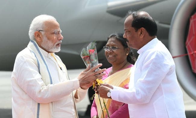 IN PICS : प्रधानमंत्री नरेंद्र मोदी ने झारखंड से ''''प्रधानमंत्री जन आरोग्य योजना-आयुष्मान भारत'''' की शुरूआत की