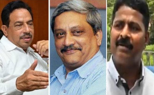 मनोहर पर्रिकर कैबिनेट से BJP कोटे के दो मंत्री हटाये गये