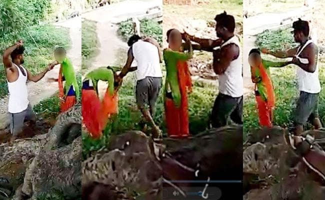 SPO के बेटे का युवती के साथ मारपीट और छेड़छाड़ का वीडियो वायरल, आरोपित फरार