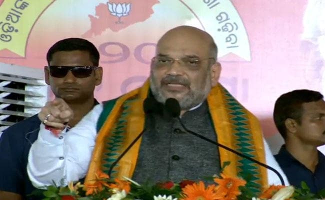 पुरी में अमित शाह ने प्रदेश सरकार पर जमकर निशाना साधा, ओडिशा की गरीबी के लिए नवीन पटनायक जिम्मेदार