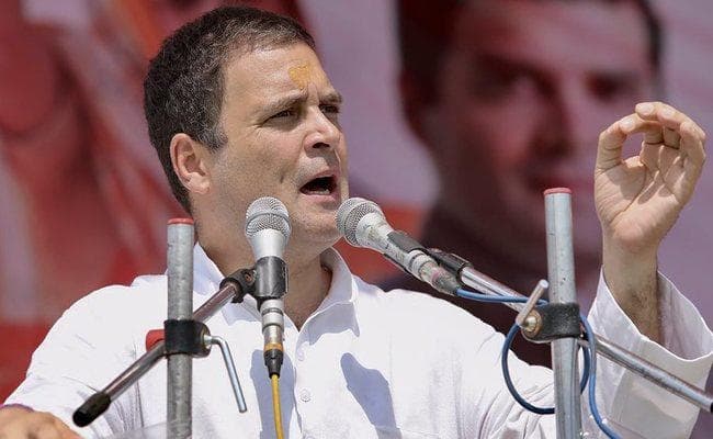 राहुल गांधी ने कहा - कांग्रेस केंद्र की सत्ता में आयी तो जीएसटी कम करेंगे
