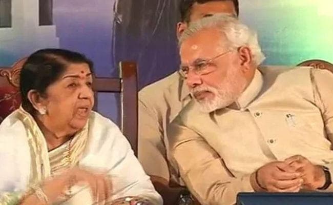 पीएम मोदी ने लता मंगेशकर को जन्मदिन की शुभकामनाएं दी