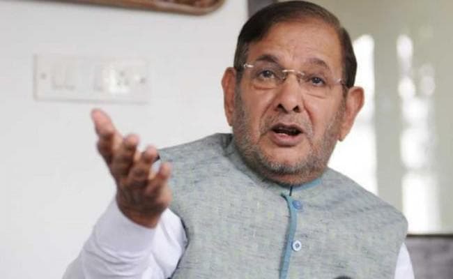 शरद यादव ने कहा - 2019 के आमचुनाव में बिना किसी चेहरे के उतरेगा महागठबंधन