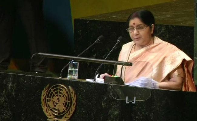 पाकिस्तान की हरकतें नहीं रोकी गईं तो आतंकवाद की आग में जल जाएगी पूरी दुनिया : सुषमा स्‍वराज