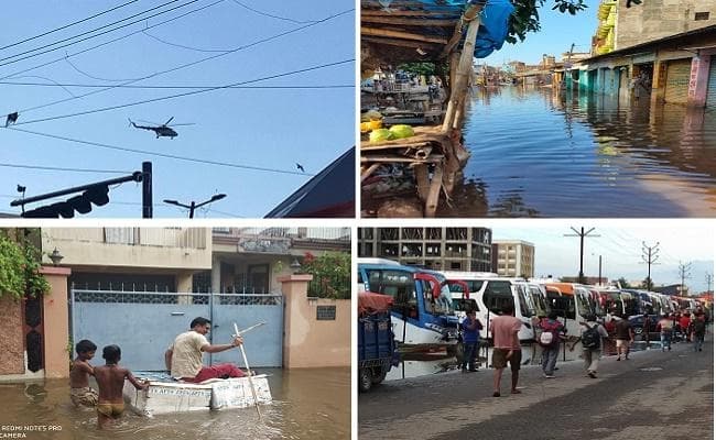 बिहार में बाढ़ : बचाव और राहत कार्यों के लिए एनडीआरएफ की टीम, वायु सेना के हेलीकॉप्टर तैनात