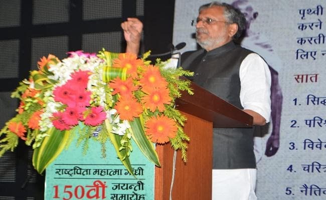 बिहार व पूरे देश को खुले में शौच से मुक्त कर किया गया गांधी का सपना साकार : सुशील मोदी