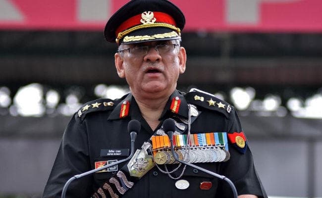 सेना प्रमुख बिपिन रावत ने कहा- भारत की सीमा से परे जाने की महत्वाकांक्षा नहीं