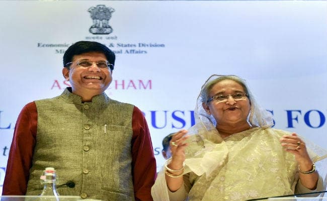 रेल मंत्री पीयूष गोयल ने कहा, भारत और बांग्‍लादेश एक दूसरे के प्रतिस्‍पर्धी नहीं बल्कि सहयोगी हैं