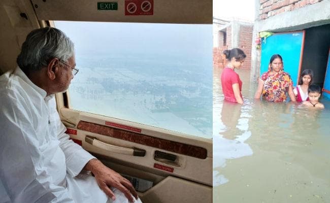 पटना के कई इलाकों में अब भी जलजमाव, बढ़ा डायरिया का खतरा, मुख्यमंत्री ने किया हवाई सर्वेक्षण, खाली घरों पर चोरों की नजर