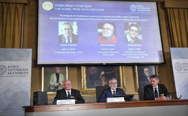 ब्रह्मांड वैज्ञानिकों की तिकड़ी ने जीता भौतिकी का नोबेल पुरस्कार