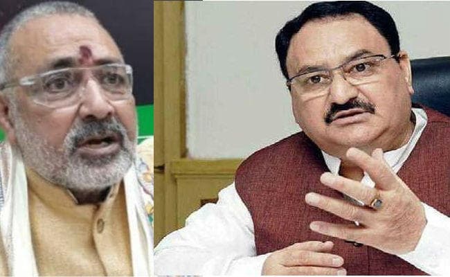 गिरिराज को नड्डा की नसीहत गठबंधन धर्म का करें पालन