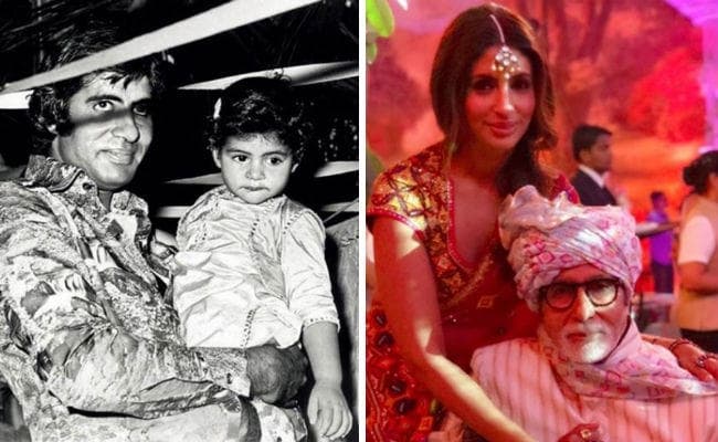 #HappyBirthdayAmitabhBachchan : बेटी श्‍वेता बच्‍चन ने पापा को ऐसे किया बर्थडे विश, खास है ये तसवीर