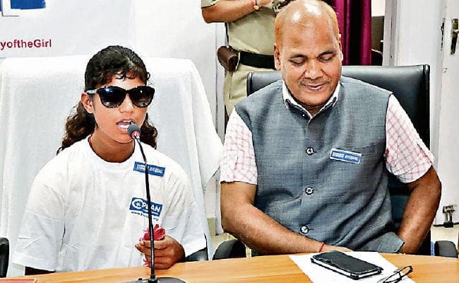 रांची : दृष्टिहीन आरती बनी एक दिन की नि:शक्तता आयुक्त