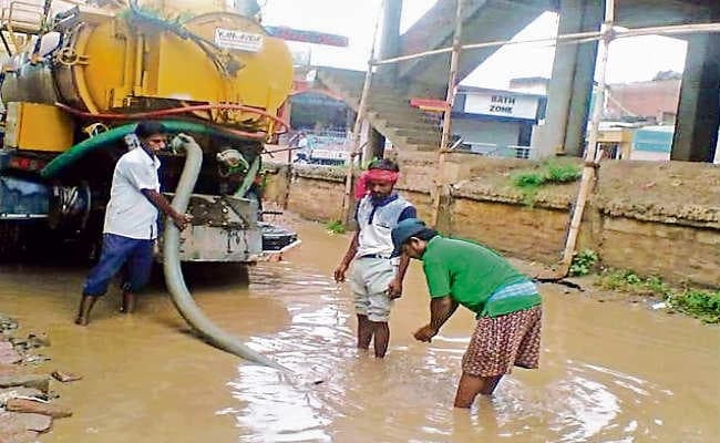 बुडको ने जलजमाव हटाने में जलाया 6.5 करोड़ का डीजल