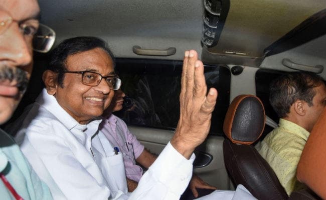 INX Media : चिदंबरम को 24 अक्तूबर तक ईडी की हिरासत में भेजा गया