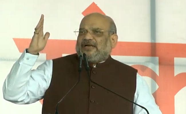 नवापुर रैली: अमित शाह ने राहुल गांधी को अनुच्छेद 370 बहाल करने की दी चुनौती