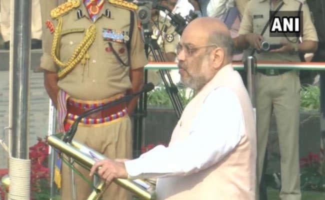 पुलिस स्मृति दिवस पर बोले गृह मंत्री- पुलिसकर्मियों के लिए काम का अच्छा माहौल बनाएंगे