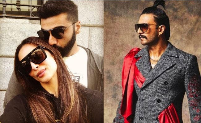 मलाइका अरोड़ा-अर्जुन कपूर की इस तसवीर पर रणवीर सिंह ने किया ऐसा कमेंट