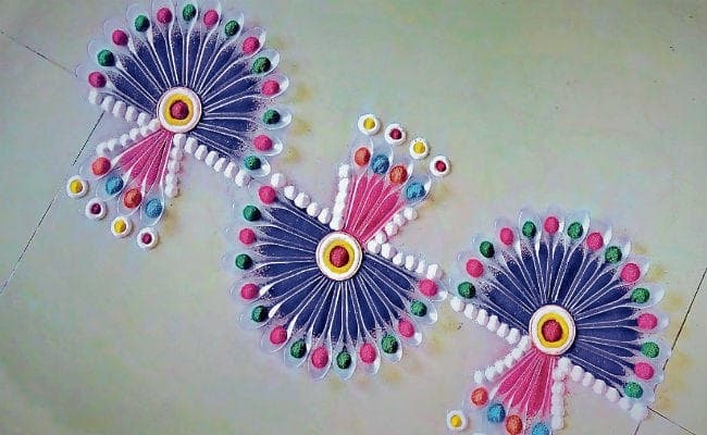 #HappyDiwali2019 रंगोली एक, नाम अनेक: सुख-समृद्धि का प्रतीक है रंगोली
